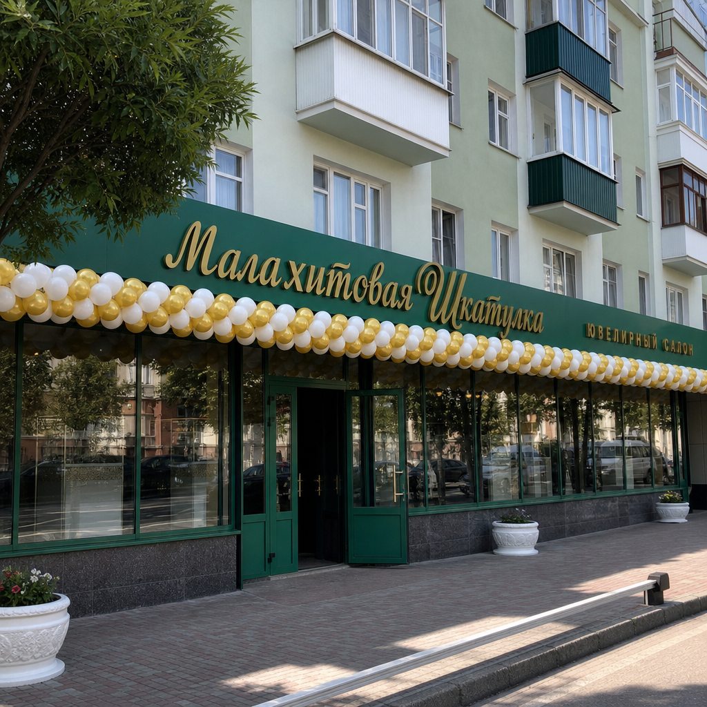 Малахитовая шкатулка